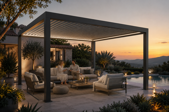Haven Louvred Roof Pergola