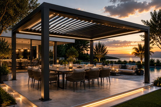 Haven Louvred Roof Pergola