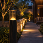 Reed Ambient Floor Lantern