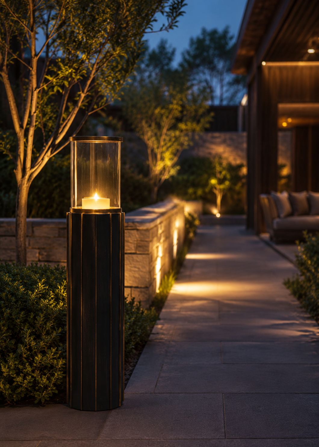 Reed Ambient Floor Lantern