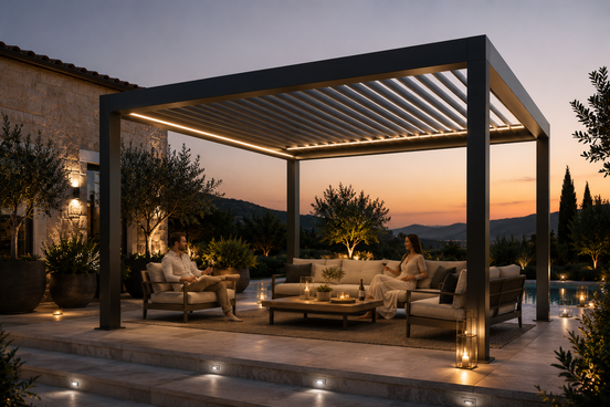 Haven Louvred Roof Pergola