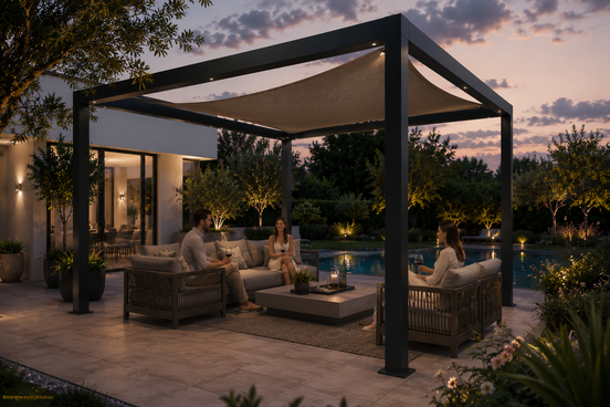 Arbour Sail Modular Outdoor Pergola