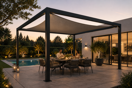 Arbour Sail Modular Outdoor Pergola