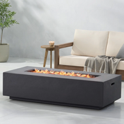 Concrete Outdoor Lounge Fire Pit