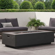 Concrete Outdoor Lounge Fire Pit
