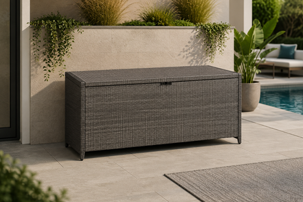 Walnut Outdoor Storage Chest