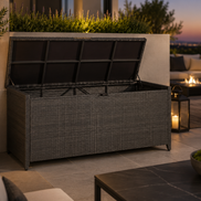 Walnut Outdoor Storage Chest