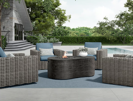 Tahoe Luxury Fire Pit Table