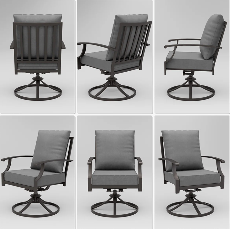 Luxury 7-Piece Fire Dining Set