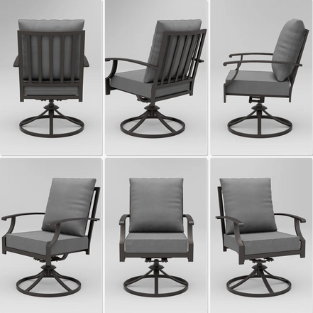 Luxury 7-Piece Fire Dining Set