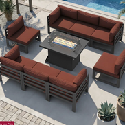 Anevaeh Fire Pit Conversation Set