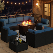 Luxury Outdoor Wicker Fire Collection