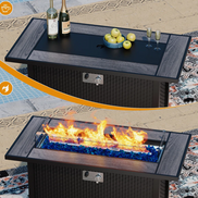 Luxury Outdoor Wicker Fire Collection