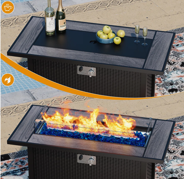 Luxury Outdoor Wicker Fire Collection