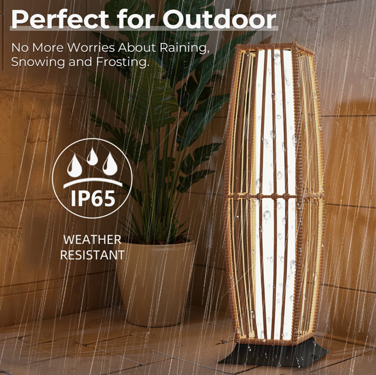 Outdoor Ambient Solar Floor Lamp