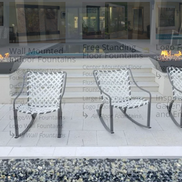 TessaRai Square GFRC Concrete Fire Bowl