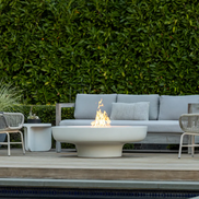 FLORA Sculptural GFRC Concrete Fire Bowl