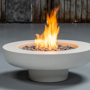 FLORA Sculptural GFRC Concrete Fire Bowl