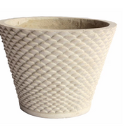 Cadiz Contemporary Limestone Outdoor Planter by Anderson Teak