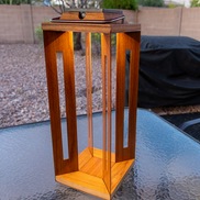 Brilliance Teakwood Solar Hanging Lantern for Outdoor Living